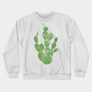 Linocut Cactus #1 Crewneck Sweatshirt